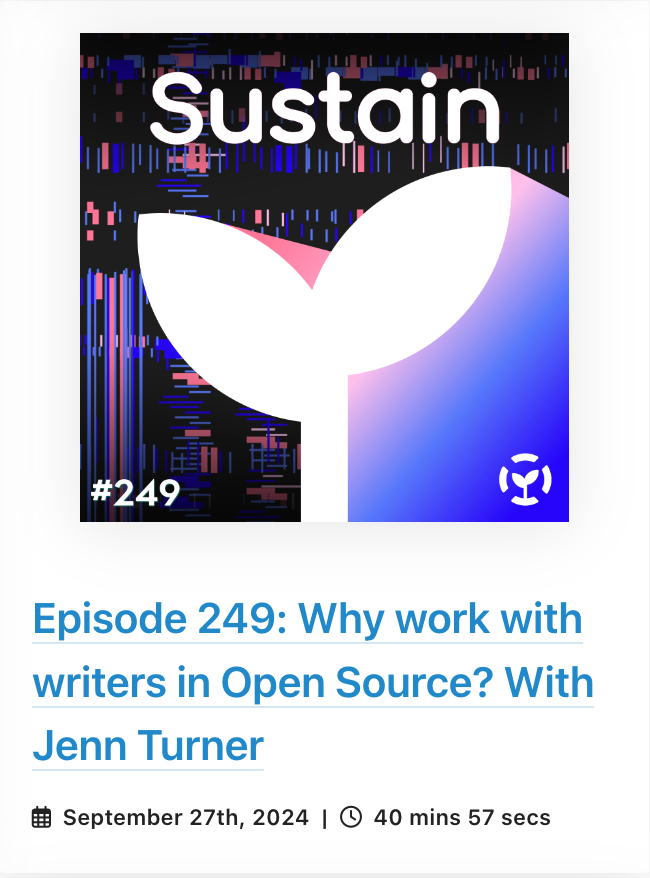 Hear me talk about my work on this episode
